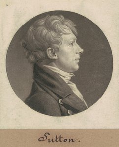 John Sutton door Charles B. J. Févret de Saint Mémin
