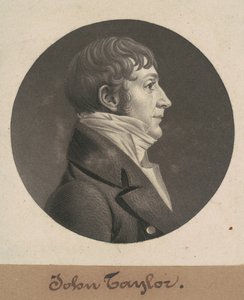 John Taylor door Charles B. J. Févret de Saint Mémin