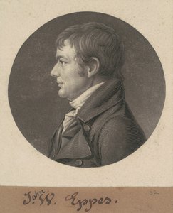 John Wayles Eppes door Charles B. J. Févret de Saint Mémin