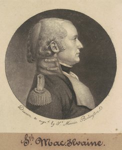 Joseph McIlvaine door Charles B. J. Févret de Saint Mémin
