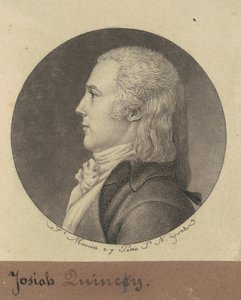 Josiah Quincy door Charles B. J. Févret de Saint Mémin