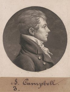 Levin Hicks Campbell door Charles B. J. Févret de Saint Mémin