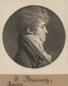 Louis Barney door Charles B. J. Févret de Saint Mémin