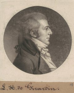 Louis Hue Girardin door Charles B. J. Févret de Saint Mémin