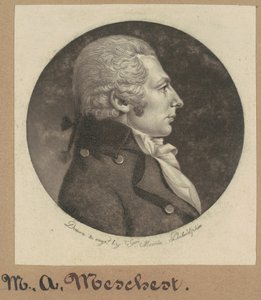 M. A. Meschert door Charles B. J. Févret de Saint Mémin