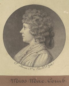Margaret Marshall Armstrong door Charles B. J. Févret de Saint Mémin