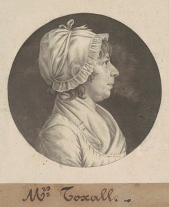 Margaret Smith Foxall door Charles B. J. Févret de Saint Mémin