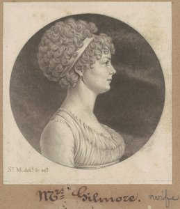 Mary Ann Smith Gilmor door Charles B. J. Févret de Saint Mémin
