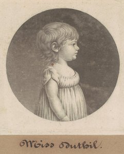 Miss Dutilh door Charles B. J. Févret de Saint Mémin