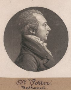Nathaniel Potter door Charles B. J. Févret de Saint Mémin