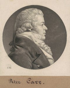 Peter Carr door Charles B. J. Févret de Saint Mémin