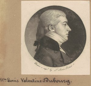 Pierre François DuBourg door Charles B. J. Févret de Saint Mémin
