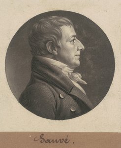 Pierre Sauvé door Charles B. J. Févret de Saint Mémin