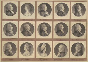 Saint-Mémin collectie van portretten, groep 3