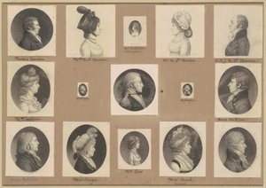 Saint-Mémin collectie van portretten, groep 50 door Charles B. J. Févret de Saint Mémin
