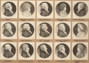Saint-Mémin collectie van portretten, groep 9