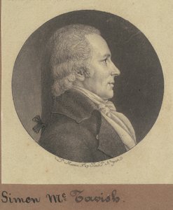 Simon McTavish door Charles B. J. Févret de Saint Mémin
