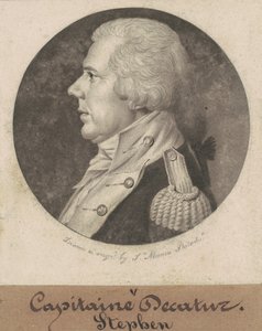 Stephen Decatur, Sr. door Charles B. J. Févret de Saint Mémin