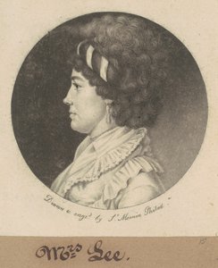 Temperance Hedge Lee door Charles B. J. Févret de Saint Mémin