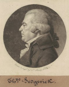 Theodore Sedgwick door Charles B. J. Févret de Saint Mémin