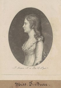 Theodosia Burr door Charles B. J. Févret de Saint Mémin