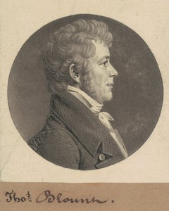 Thomas Blount door Charles B. J. Févret de Saint Mémin