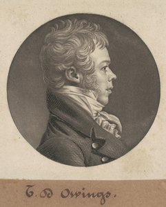 Thomas Deye Owings door Charles B. J. Févret de Saint Mémin