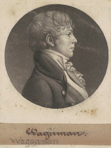 Thomas Ennalls Waggaman door Charles B. J. Févret de Saint Mémin