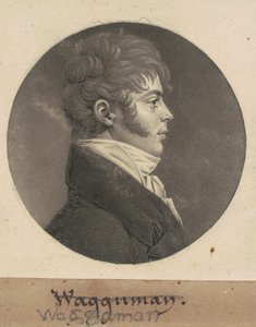 Thomas Ennalls Waggaman door Charles B. J. Févret de Saint Mémin