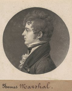 Thomas Marshall door Charles B. J. Févret de Saint Mémin