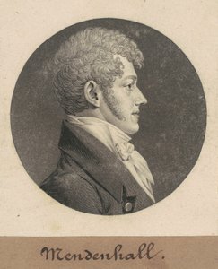 Thomas Mendenhall, Jr. door Charles B. J. Févret de Saint Mémin