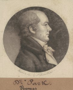 Thomas Parke door Charles B. J. Févret de Saint Mémin