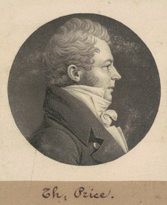 Thomas Price door Charles B. J. Févret de Saint Mémin