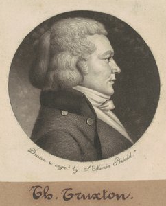 Thomas Truxtun door Charles B. J. Févret de Saint Mémin