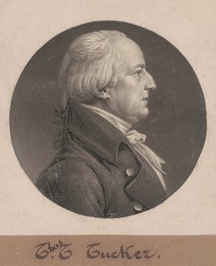 Thomas Tudor Tucker door Charles B. J. Févret de Saint Mémin