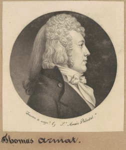Thomas Wright Armat door Charles B. J. Févret de Saint Mémin