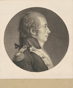 Onbekende kolonel van de Franse infanterie door Charles B. J. Févret de Saint Mémin