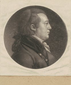 Onbekende man door Charles B. J. Févret de Saint Mémin