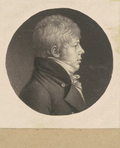 Onbekende Man door Charles B. J. Févret de Saint Mémin