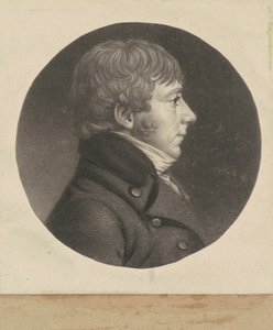 Onbekende Man door Charles B. J. Févret de Saint Mémin