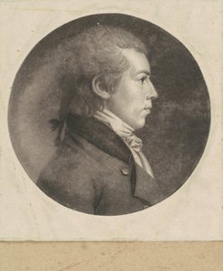 Onbekende Man door Charles B. J. Févret de Saint Mémin