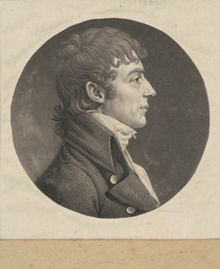 Onbekende man door Charles B. J. Févret de Saint Mémin