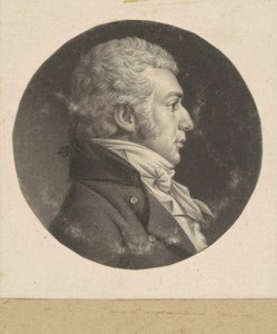Onbekende Man door Charles B. J. Févret de Saint Mémin