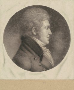 Onbekende Man door Charles B. J. Févret de Saint Mémin