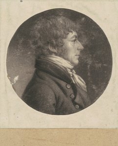 Onbekende Man door Charles B. J. Févret de Saint Mémin