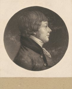 Onbekende Man door Charles B. J. Févret de Saint Mémin