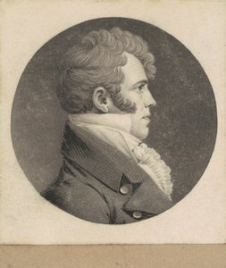 Onbekende man door Charles B. J. Févret de Saint Mémin
