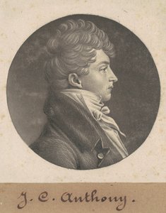 Onbekende man door Charles B. J. Févret de Saint Mémin