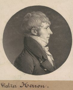 Walter Herron door Charles B. J. Févret de Saint Mémin