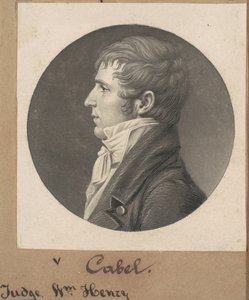 William H. Cabell door Charles B. J. Févret de Saint Mémin